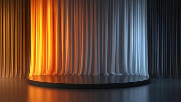 简约舞台舞台背景弧形