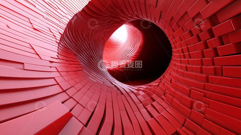 高清大图下载【趣麦麦图】螺旋场景形状背景图片1