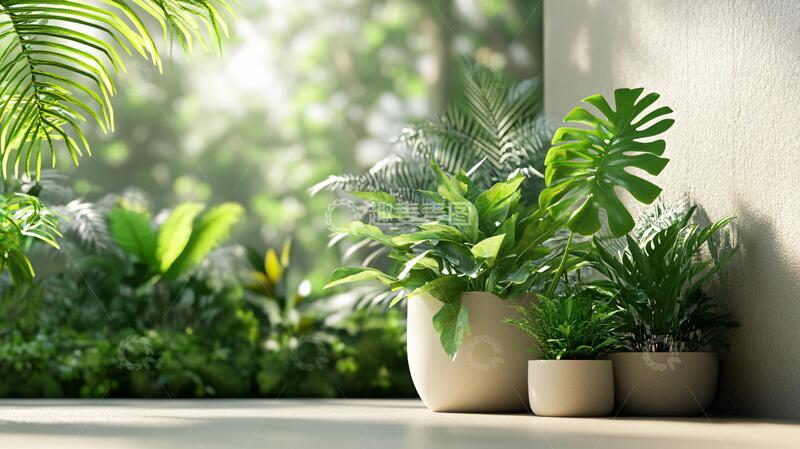高清大图下载【趣麦麦图】室内植物端景8
