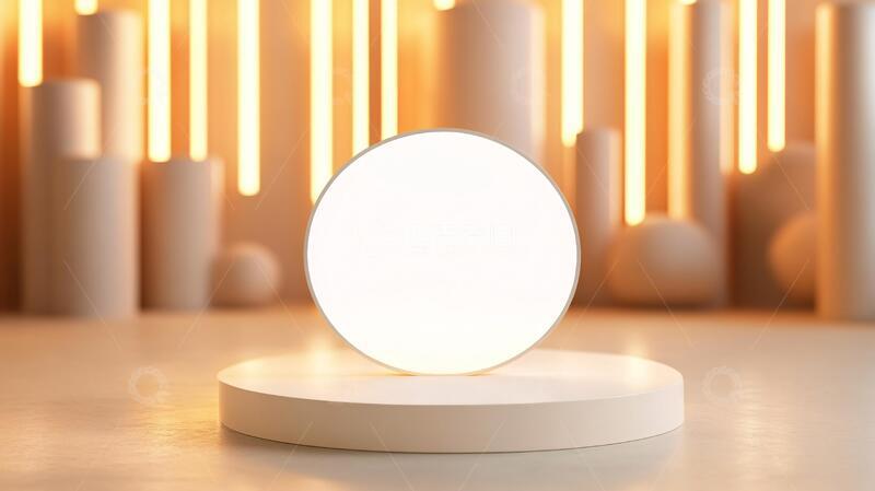 高清大图下载【趣麦麦图】磁悬浮灯场景产品个性