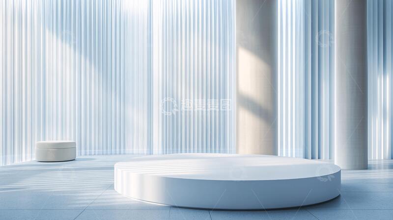 高清大图下载【趣麦麦图】简约秀场产品圆形舞台