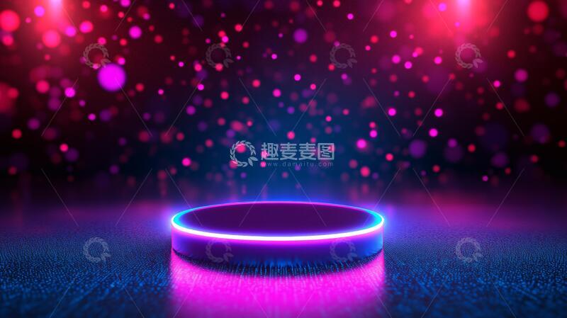 高清大图下载【趣麦麦图】粉色平台舞台平台粉色