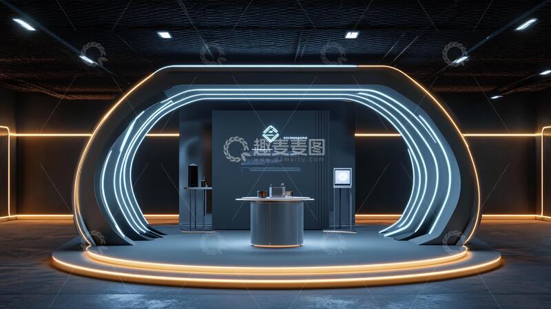 高清大图下载【趣麦麦图】赛博朋克风格迎宾区31