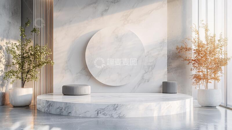高清大图下载【趣麦麦图】极简轻奢场景4