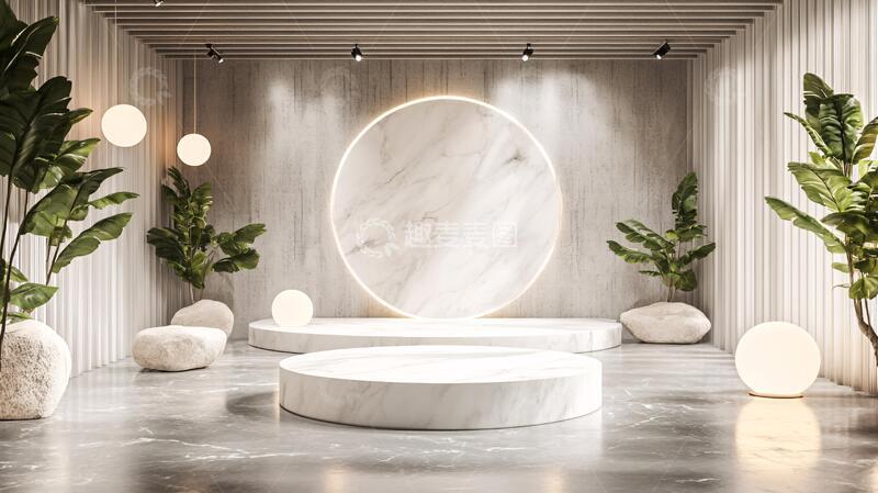 高清大图下载【趣麦麦图】大理石讲台场景讲台前台