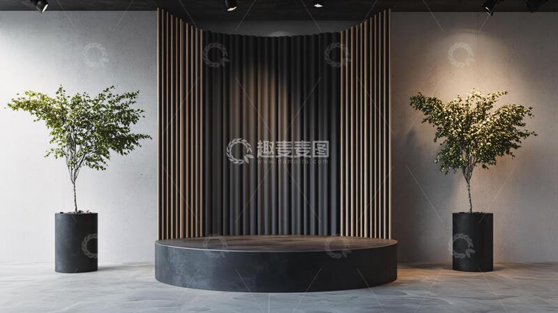 高清大图下载【趣麦麦图】圆形接待台前台接待设计