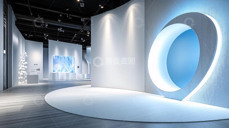 简洁艺术展展厅画廊展馆