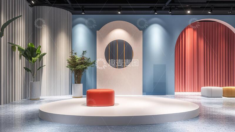 高清大图下载【趣麦麦图】早教中心门厅设计