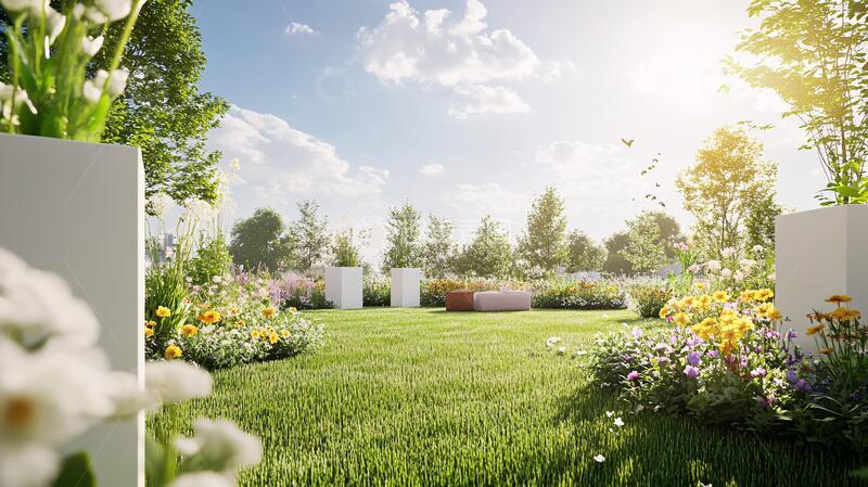 花园主题迎宾区