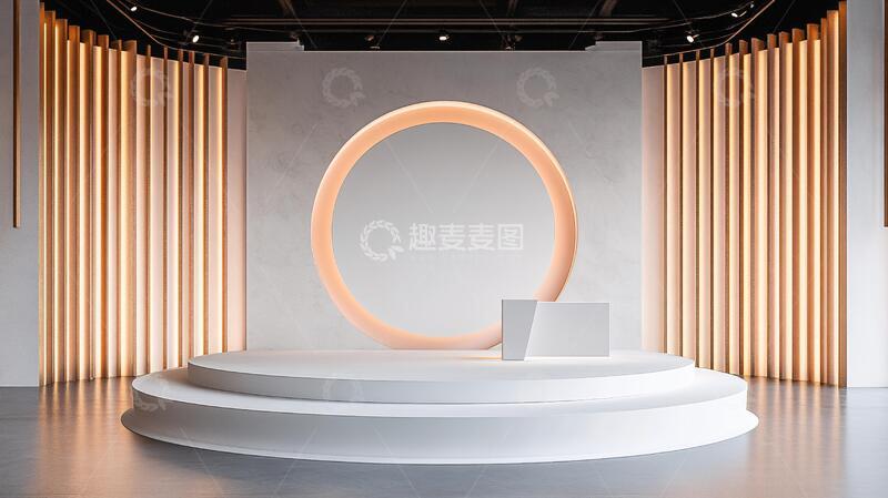 简约秀场简约圆形舞台