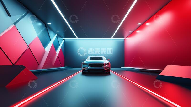 汽车展台背景7