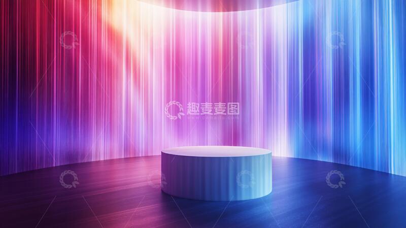 高清大图下载【趣麦麦图】几何形状商品展台