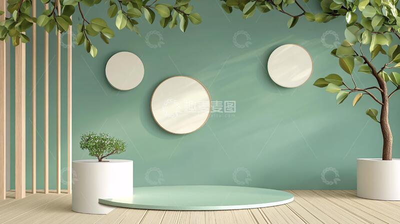 高清大图下载【趣麦麦图】清晰绿色主题场景2