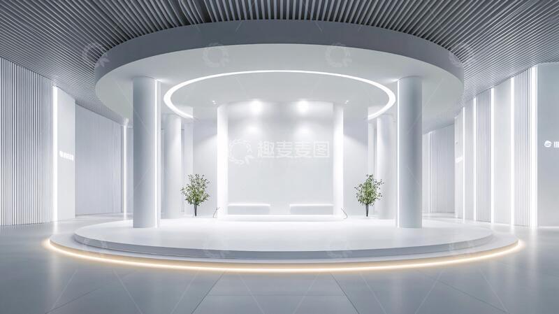 高清大图下载【趣麦麦图】简约秀场展厅科技展馆