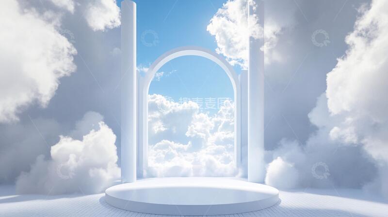 高清大图下载【趣麦麦图】简约秀场场景舞台素材