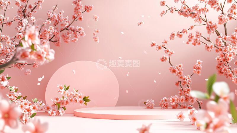 桃花节氛围装饰1