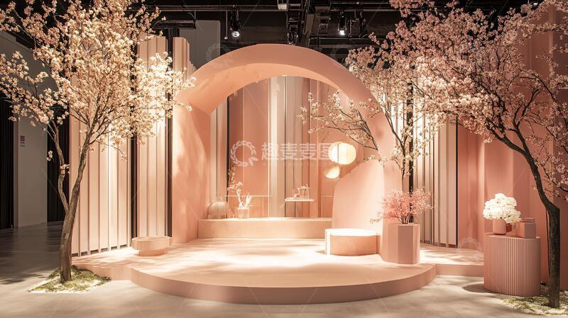 新中式樱花主题签到区