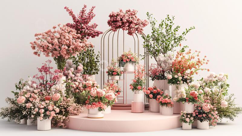 高清大图下载【趣麦麦图】鲜花美陈鲜花花艺花卉