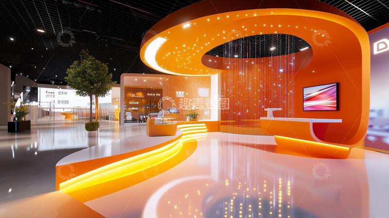 橙色科技主视觉会议2