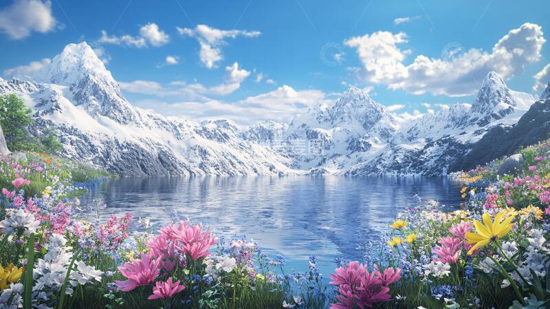 高清大图下载【趣麦麦图】宽屏风景画宽幅巨幅全景