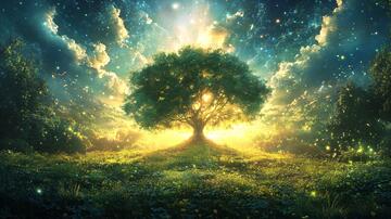 神秘梦幻的大树4