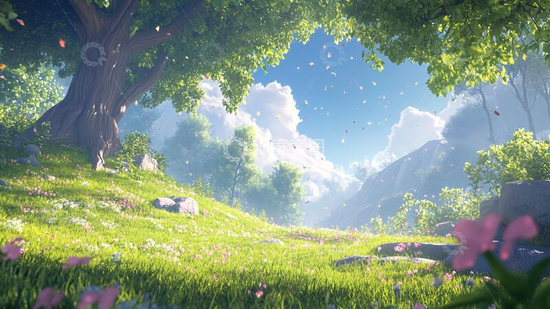 高清大图下载【趣麦麦图】唯美森系场景15