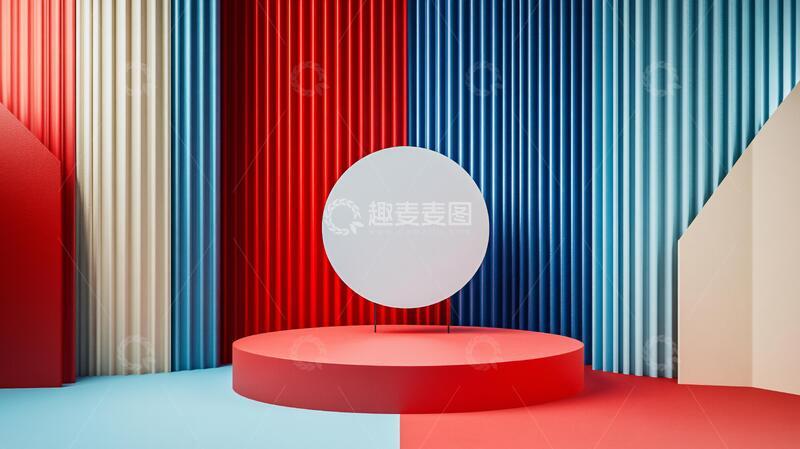 高清大图下载【趣麦麦图】简约秀场舞台讲台产品