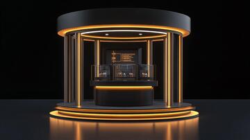 科技展柜展柜手表金店