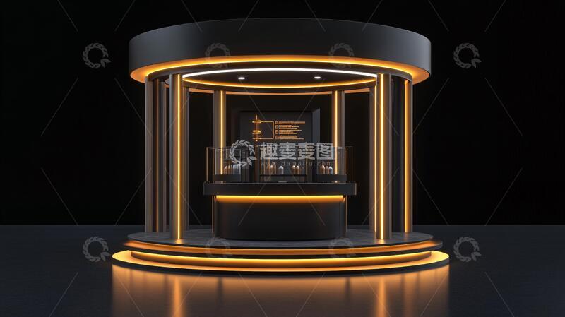 高清大图下载【趣麦麦图】科技展柜展柜手表金店