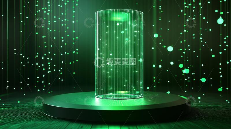 高清大图下载【趣麦麦图】圆柱舞台主图3