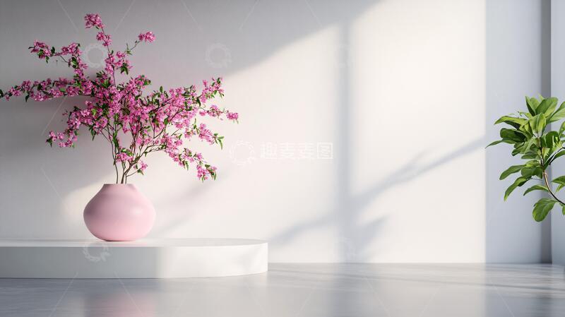 高清大图下载【趣麦麦图】灯光下的花瓶4