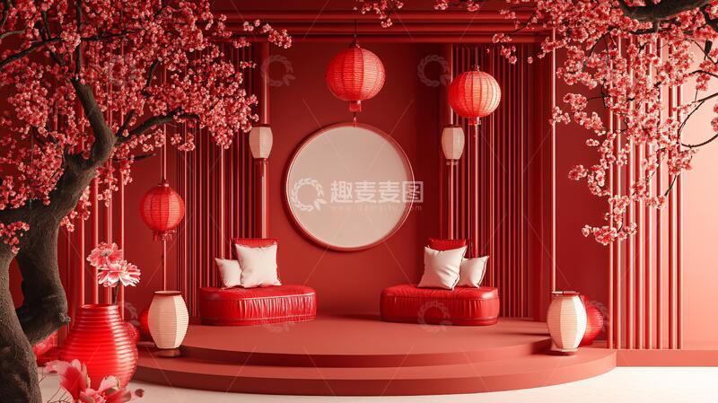 元宵节拍框堆头小景19