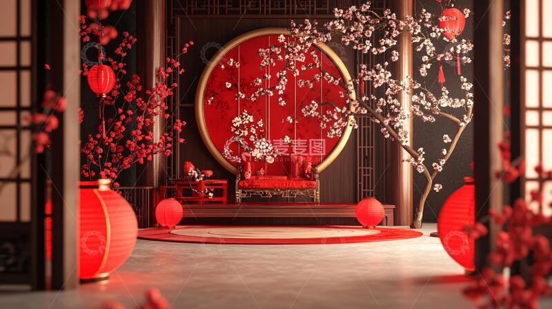 中式红色仪式区2