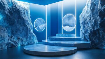 地质展厅展厅科技光影