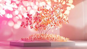 浪漫美陈装置爱情心形