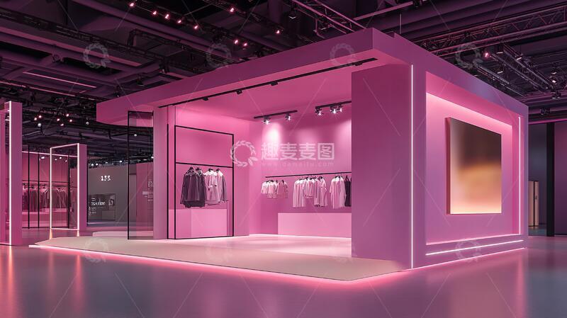 高清大图下载【趣麦麦图】霓虹灯快闪店1