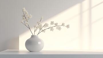 暖光灯下的鲜花6