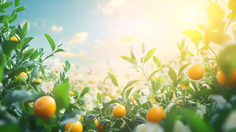 高清大图下载【趣麦麦图】-阳光下的金桔12