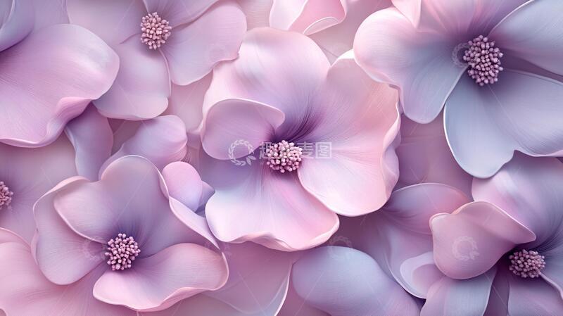 高清大图下载【趣麦麦图】立体花壁纸花朵立体花卉