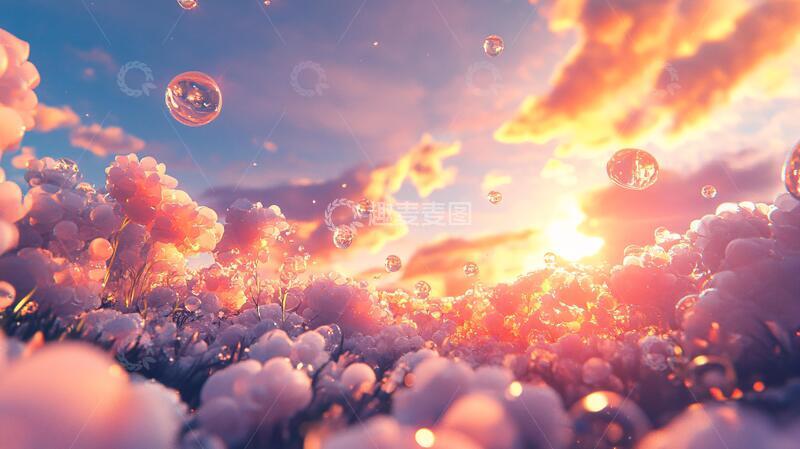 高清大图下载【趣麦麦图】云朵动画梦幻动画云朵