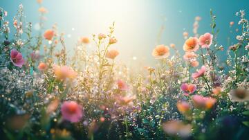 梦幻的花草梦幻花草花丛