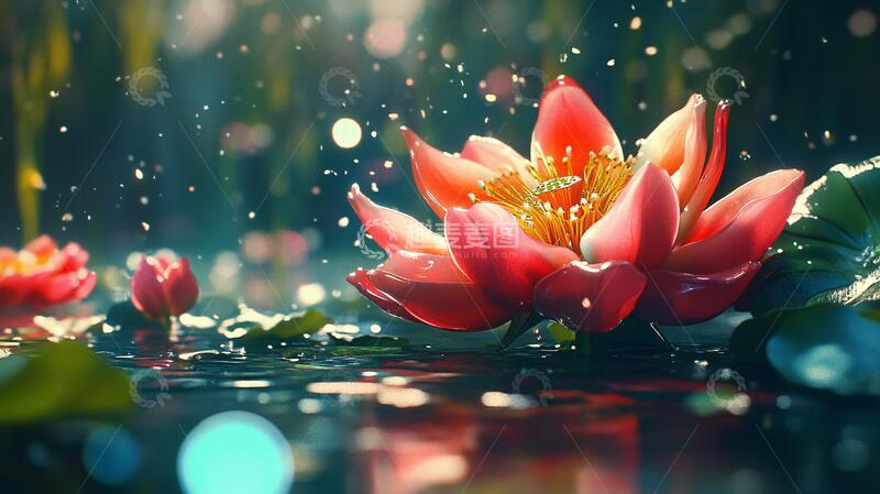高清大图下载【趣麦麦图】唯美意境睡莲33