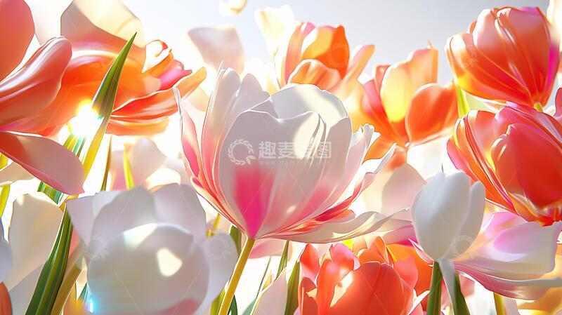 高清大图下载【趣麦麦图】春日花语春天花朵花瓣