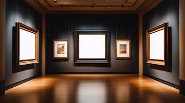 美术展览馆画框1