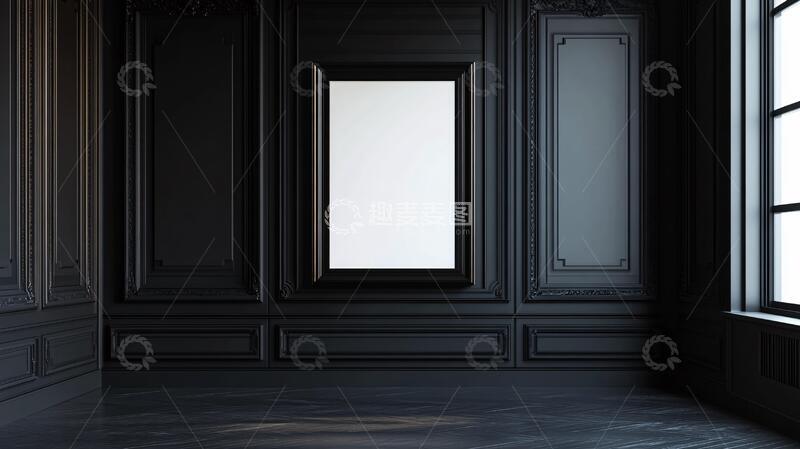 高清大图下载【趣麦麦图】法式房间背景2