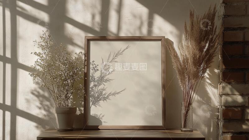 高清大图下载【趣麦麦图】大气画框干花2