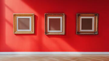 美术展览馆画框