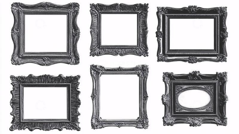 高清大图下载【趣麦麦图】雕刻画框相框欧式镜框