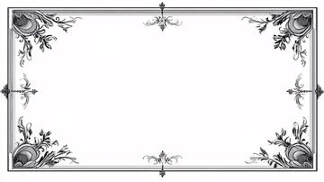 欧式模板边框欧式银色