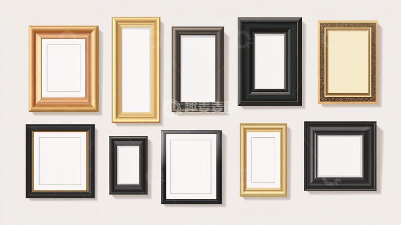 高清大图下载【趣麦麦图】现代简约画框